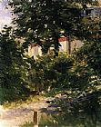 A Path in the Garden at Rueil by Edouard Manet